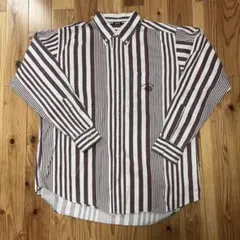NAUTICA ストライプシャツ　ヴィンテージ　古着