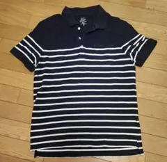 【値下】J.Crew ポロシャツ ネイビー ボーダー Ｍのサムネイル
