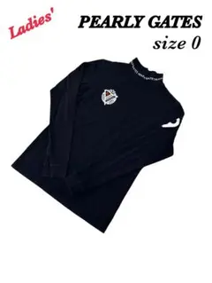 PG パーリーゲイツ　モックシャツ　レディース0 Sサイズ　ハイネック