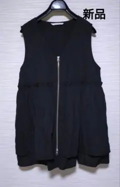 テチチ　ダブルジップチュニックベスト