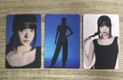 LE SSERAFIM FLAME RISES トレカ ウンチェ 3種