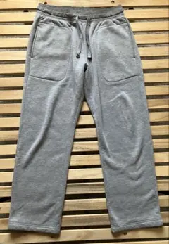 ユニクロ スウェットパンツ サイドポケット付きグレー UNIQLO ボア 暖パン