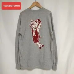 HOUNDSTOOTH ロンT 長袖 グレー サイズM