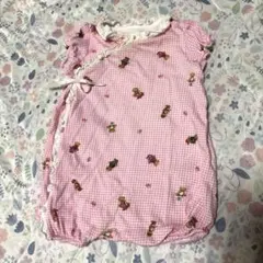 Ralph Lauren ベビー用 ベア柄 カバーオール ピンク
