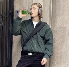 bonbon store フリースジャケット　グリーン