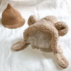 【冬&夏】ベビー帽子セット