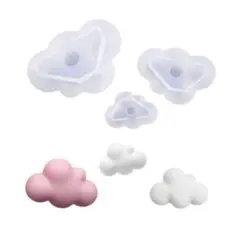 シリコンモールド雲3個