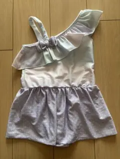女の子用ワンピース水着 パステルカラー　130