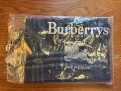 英国製 ラムウール チェックマフラー Burberrys タグ付き未使用