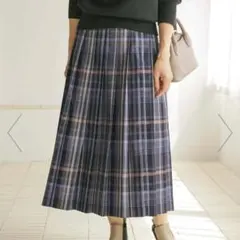 美品】アーバンリサーチドアーズ*チェックプリーツスカートのサムネイル
