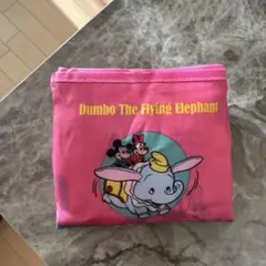 ダンボ エコバッグ ピンク