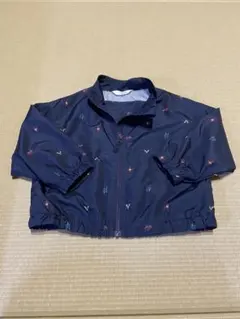 ネイビー ジップアップジャケット