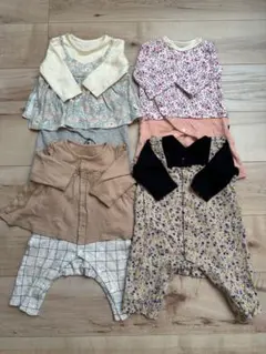 ベルメゾン　重ね着風ロンパース