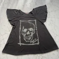 美品★Made in Heaven スカルプリントTシャツ ブラックのサムネイル