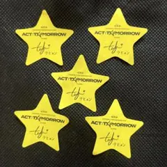 TXT 落下物 ACT:TOMORROW テヒョンサイン付き星5枚