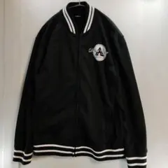 AIR WALK ジャージジャケット バックプリント ブラック XL