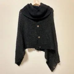 B:MING by BEAMS 変形ニットポンチョ　★11/29まで出品