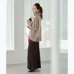 ur's タートルネックオーバーニット