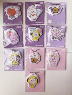 BT21 PVCチャーム 10個セット