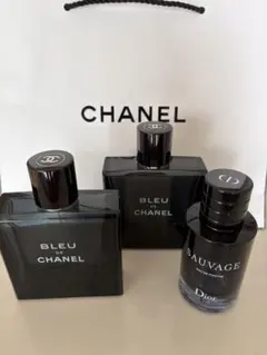 BLEU DE CHANEL & Dior SAUVAGE 空瓶3個セット