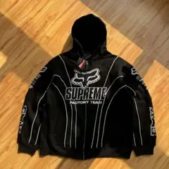 Supreme Factory Team スウェットパーカー 黒 M