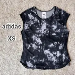 【美品】adidas アディダス タイダイ柄 ノースリーブTシャツ XS ヨガ
