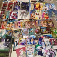 アニメキャラクター カード　シール　詰め合わせ