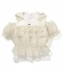 【新品・未使用】algy★アルジー★130～140★オフショル★トップス★白のサムネイル