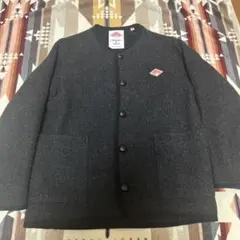 DANTON ウールモッサノーカラージャケット　36 COW HIDEボタン
