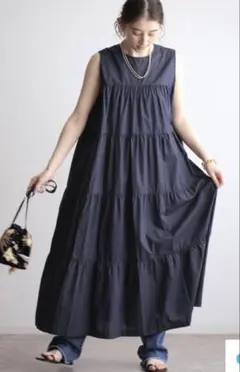 ジムフレックス ティアードワンピース 別注モデル ノースリーブ