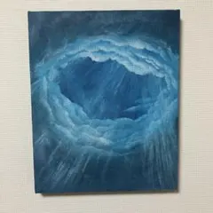 絵画　油絵　原画　空　雲　光　祈り　風景画　S.Iのサムネイル