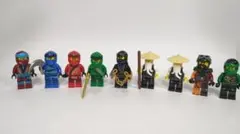 ◎ レゴ　ニンジャゴー　ミニフィグ　9体　まとめ売り　コール　カイ　ウー先生　他