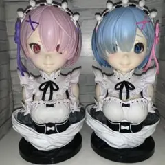 ●値下げ交渉受付中● リゼロ アートスケールフィギュア2体セット　一番くじ