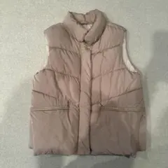 ZARA ダウンベスト　150 ベージュ　チョッキ