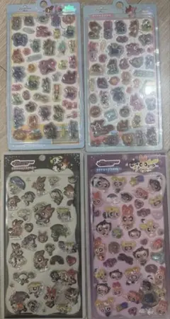 ディズニー　ズートピア　パワーパフガールズ　プチドロップステッカー　ボンボン