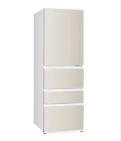 【超美品】REFAGE ヤマダオリジナル冷蔵庫 370L　ベージュ 2026年製のサムネイル