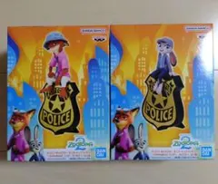 ズートピア モニタートップフィギュア ニック ジュディ フィギュア 2個セット