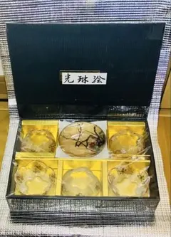 レア・未使用】ガラス作家 上野良樹作 金箔鳥の箸置き○お値下げしま
