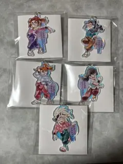 忍たま滝夜叉丸喜八郎 三木ヱ門 守一郎 斉 タカ丸 オーロラアクリルキーホルダー