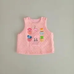 ミキハウス　スリーピングベスト　観覧車　ピンク　90