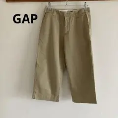 GAP メンズ チノハーフパンツ ベージュ M 夏向け 綿100%