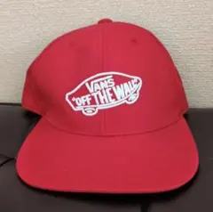 Vans キャップ　レッド　赤　アメカジ　スケーター