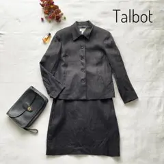 新品　Talbots　リネンスカートアンサンブル　セットアップ　S~M　ブラックのサムネイル