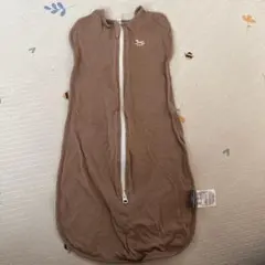 ブラウン ジッパー付きスワドル 95cmまで