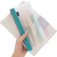 クリアペンケース クリア 透明 大容量 ペンケース ペンホルダー 化粧ポーチ