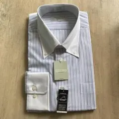 POSSIBILITY ストライプ ノーアイロンシャツ LL-84