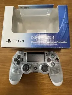 【動作確認済】DUALSHOCK 4 ワイヤレスコントローラー クリスタル