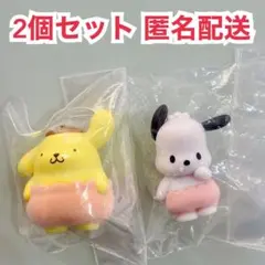 サンリオキャラクターズ　かぼちゃぱんつ フィギュア　ポムポムプリン　ポチャッコ
