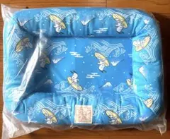 犬用クッションベッド スヌーピー　青 サーフィン柄　ひんやり　クールマット　新品