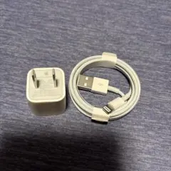 iPhone 純正品　充電器　ケーブル